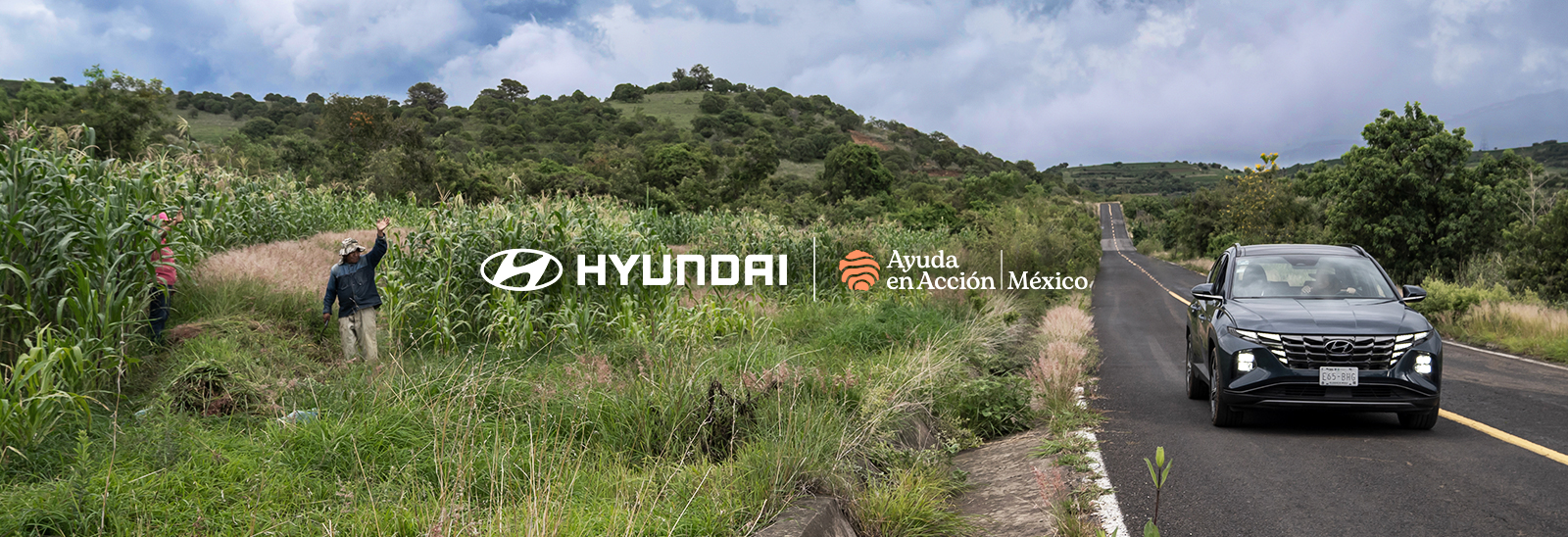 Hyundai Motor México y Ayuda en Acción en el campo apoyando a comunidades