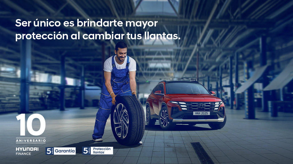 Hyundai te brinda la máxima protección para tus llantas.