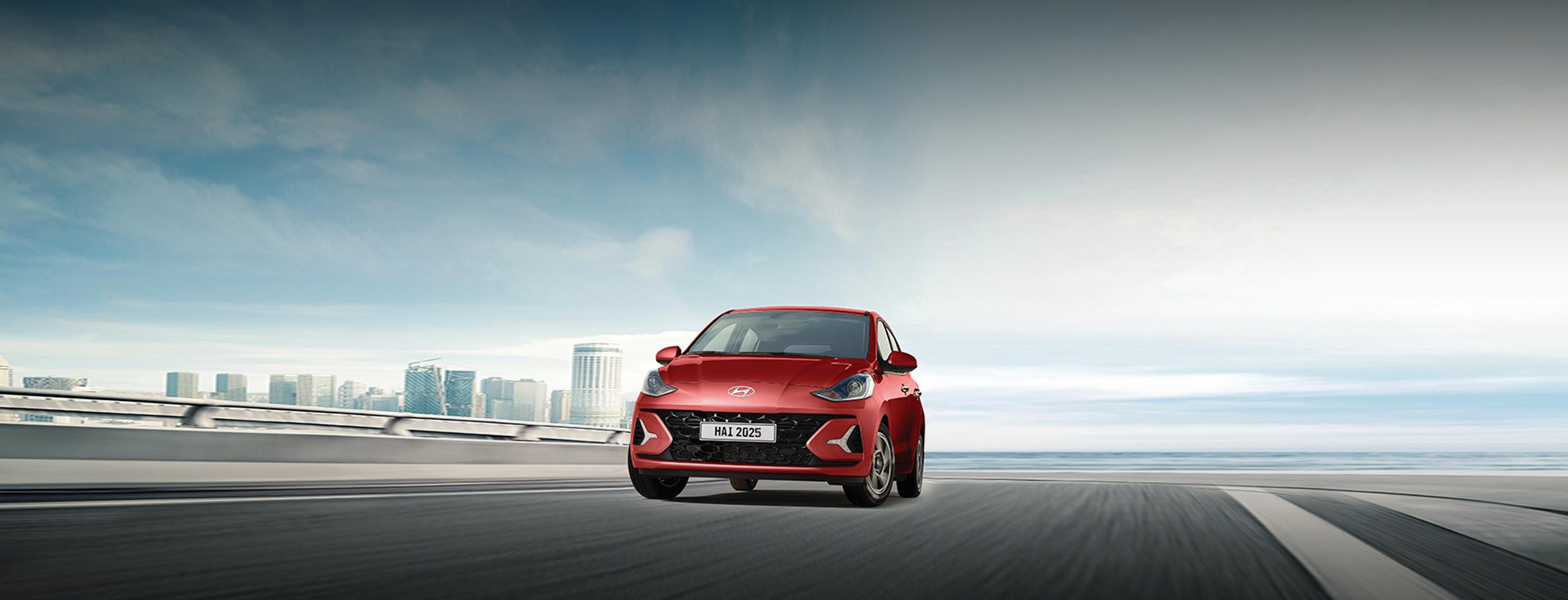 Grand i10 hatchback rojo 2025