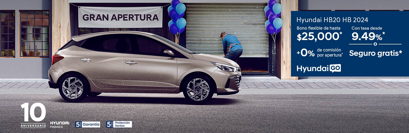 Oferta HB20 HB Hyundai Go noviembre 2024